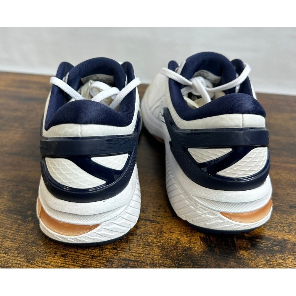 Asics Gel Kayano 26 Womens 9 Running Shoes White Navy Blue Sneaker *No Insoles* - Picture 8 of 15